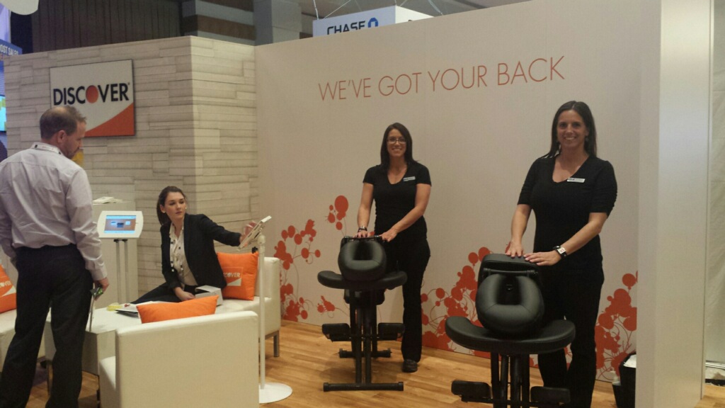 Chair Massage at MRC 2015 in Las Vegas