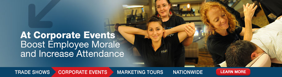 At Corporate Events - Boost Employee Morale and Increase Attendance